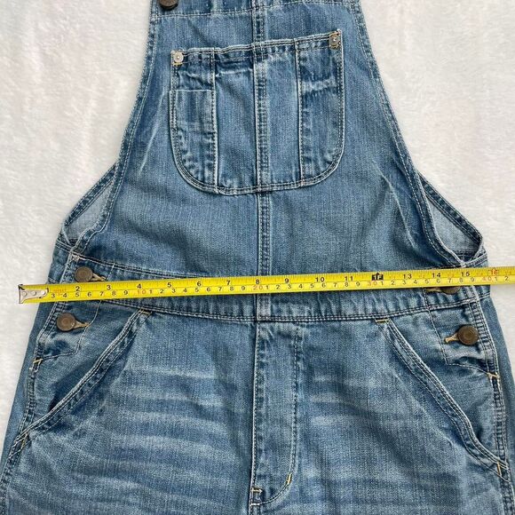 American Eagle Overalls Women's XS 90s Retro Western Farmer Minimalist Denim - Picture 2 of 5